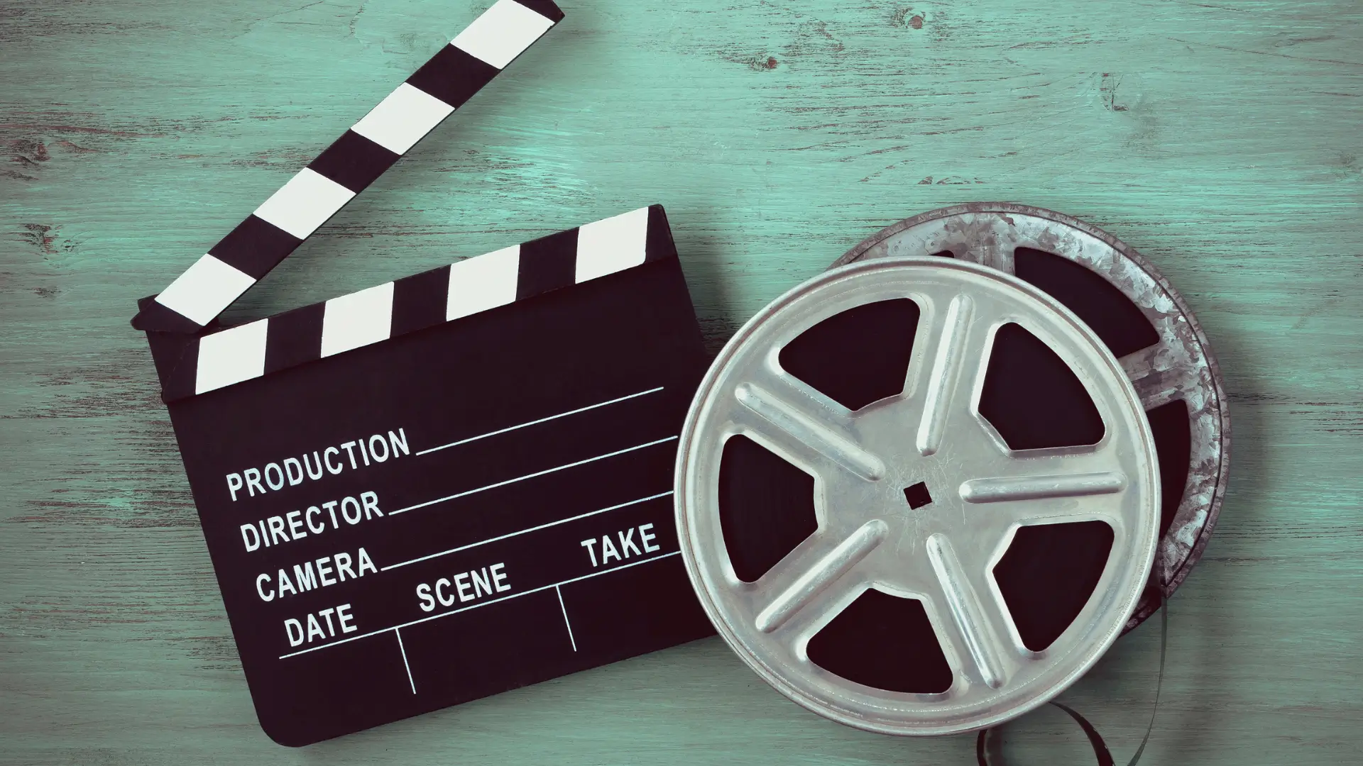 Professional setup for corporate video production with camera, lighting and equipment